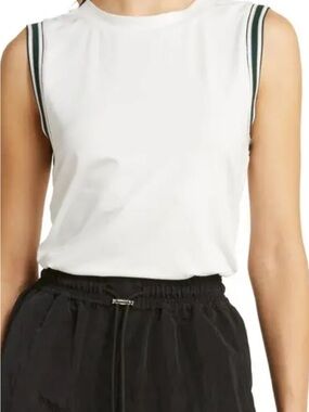 Brand new with tags Varley White Wellings performance Crewneck Tank